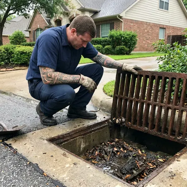 HKV Plumbing technician providing drainage services in Milwaukee, WI