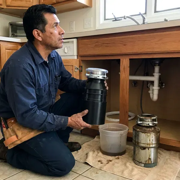 Professional garbage disposal replacement, Milwaukee, WI
