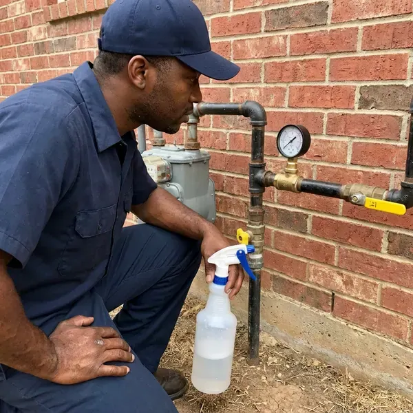 Local gas line repair by HKV Plumbing, Milwaukee, WI