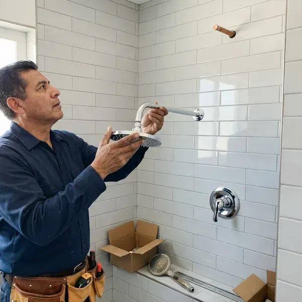 Professional shower installation, Milwaukee, WI