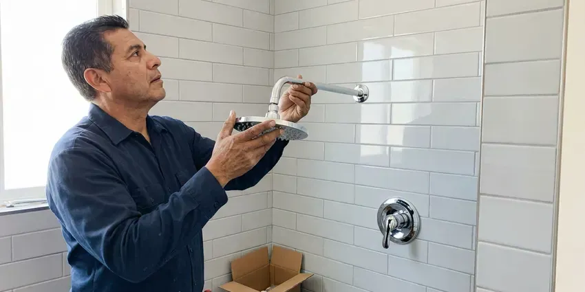 Local urinal installation by HKV Plumbing, La Crosse