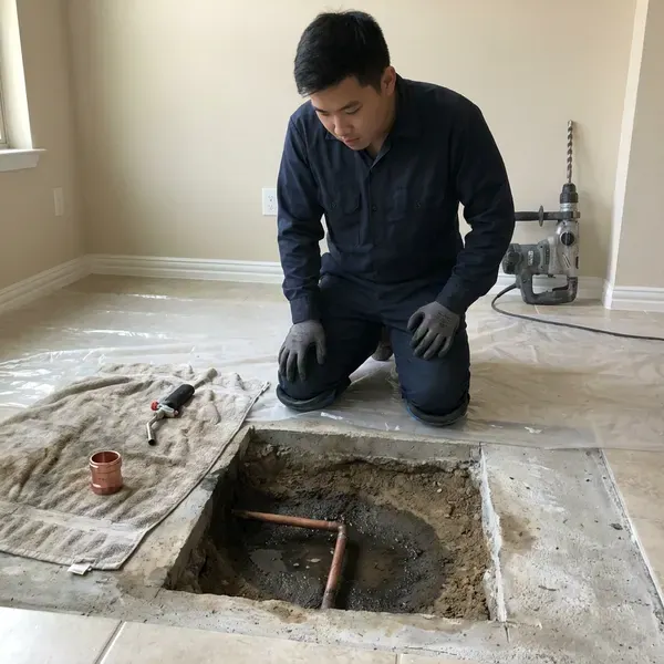 Slab Leak Repair service for Milwaukee, WI homeowners