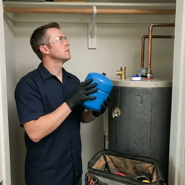 Professional water heater expansion tank installation, Green Bay, WI